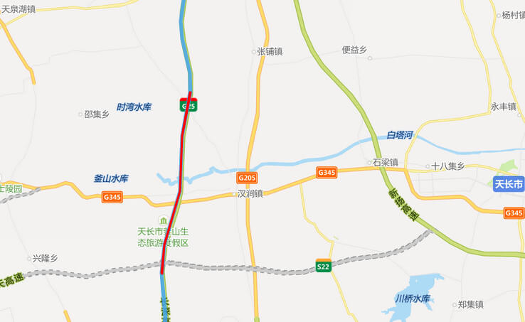 长深高速公路地图-安徽段