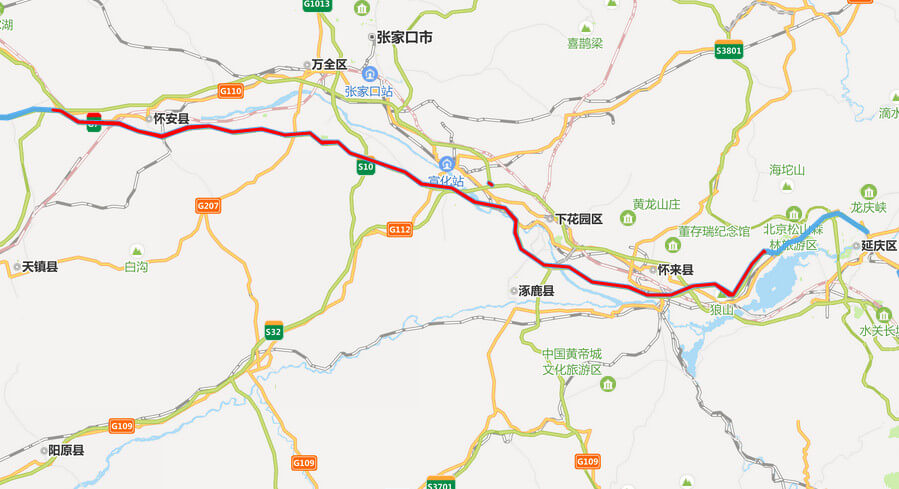京新高速公路地图-河北段