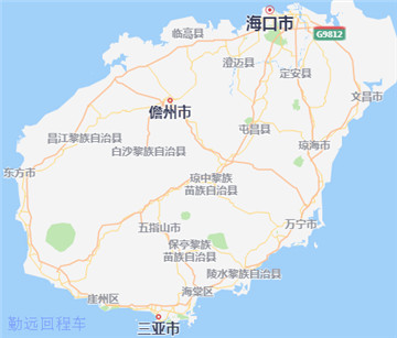 海南高速公路地图