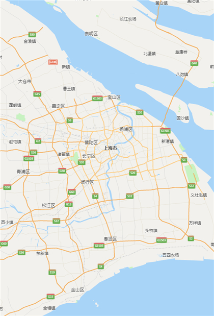 上海高速公路图